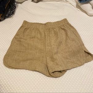 Thick knit shorts